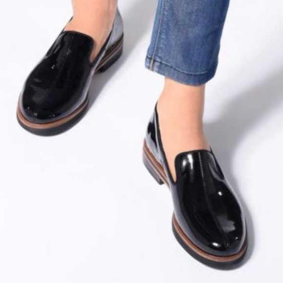 Clarks Leather Frida Loafer in Black - Picture 3 of 6